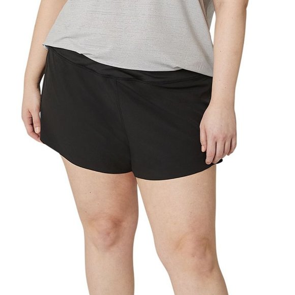 ❤NWT BLACK EDDIE BAUER SHORTS - SKYLINE TRAIL ACTIVE - ZIPPER POCKET - PLUS SIZE - Picture 7 of 9